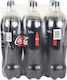 Coca-Cola Zero Cola με Ανθρακικό, Χωρίς Ζάχαρη σε Μπουκάλι 6x1500ml