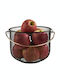 APS Obstschale Metallisch Schwarz 30x30x21cm
