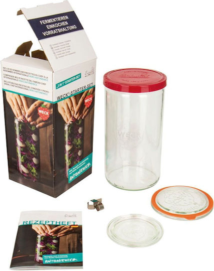 Weck General Use Glass Jar with Lid Transparent 1590ml