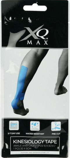 XQ Max Benzila de kinetoterapie 5cm x 15m Albastru