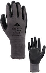 Gloves for Work Gray Nitrile