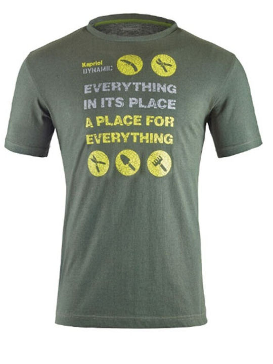 Kapriol Enjoy Work T-Shirt Green
