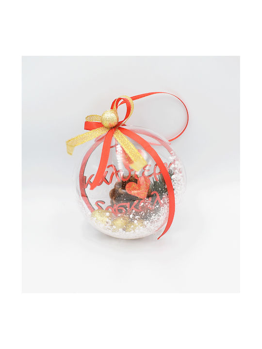 Christmas Plastic Ball Ornament Transparent