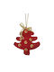 Christmas Tree Ornament Red