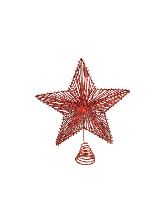 Christmas Star Ornament Red 30x30cm