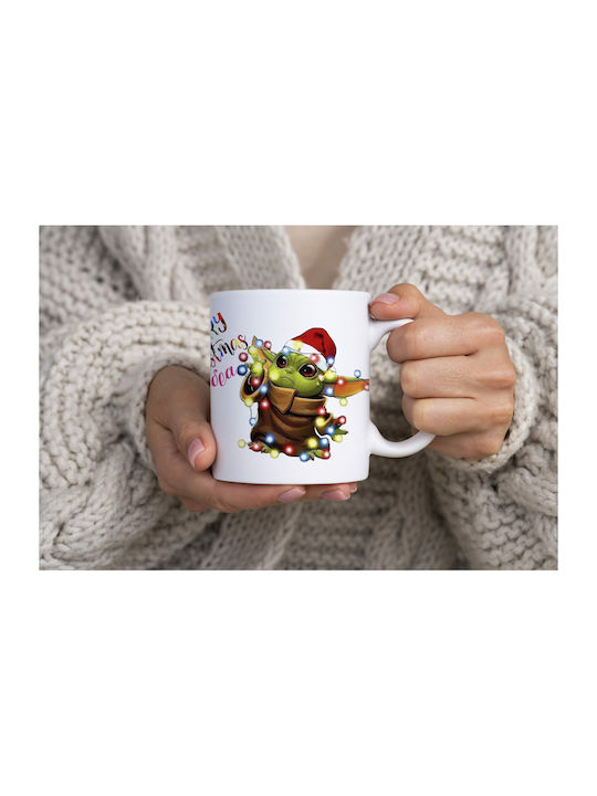 Christmas Mug Ceramic White 1pcs