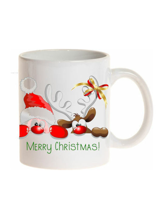 Merry Christmas Christmas Mug Ceramic 1pcs