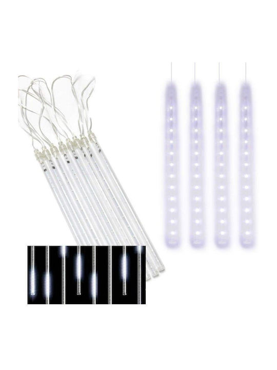 8 Λαμπάκια LED Ψυχρό Λευκό τύπου Μετεωρίτης