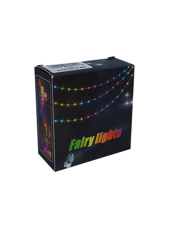 Λαμπάκια LED 20μ. RGB USB σε Σειρά