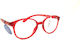 Centrostyle Women's Acetate Prescription Eyeglass Frame Red F0266 012