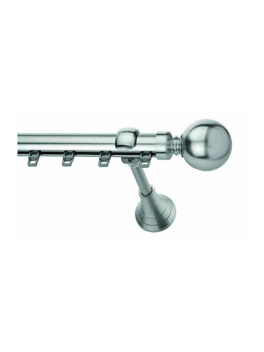 Enis by Domus Metallisch Vorhangstange Ball Dop...
