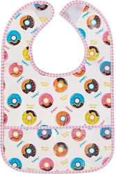 Berrak Bib Fabric with Hoop & Loop Fastener Pink