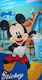 Kinder-Strandtuch Mehrfarbig Mickey 140x70cm