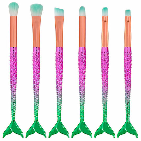 Beautyware Set cu Pensule de Machiaj din Păr Sintetic 6buc