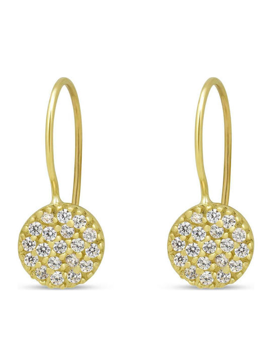 Goldjewels Kids Earrings with Stones from Gold 9K