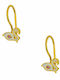 Amor Amor Gold Plated Kids Earrings Pendants made of Silver