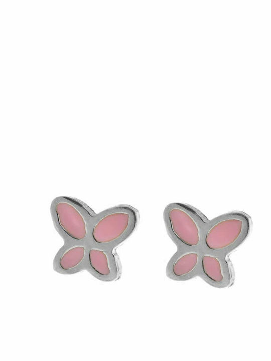 Paraxenies Kids Earrings Studs Butterflies made of Silver