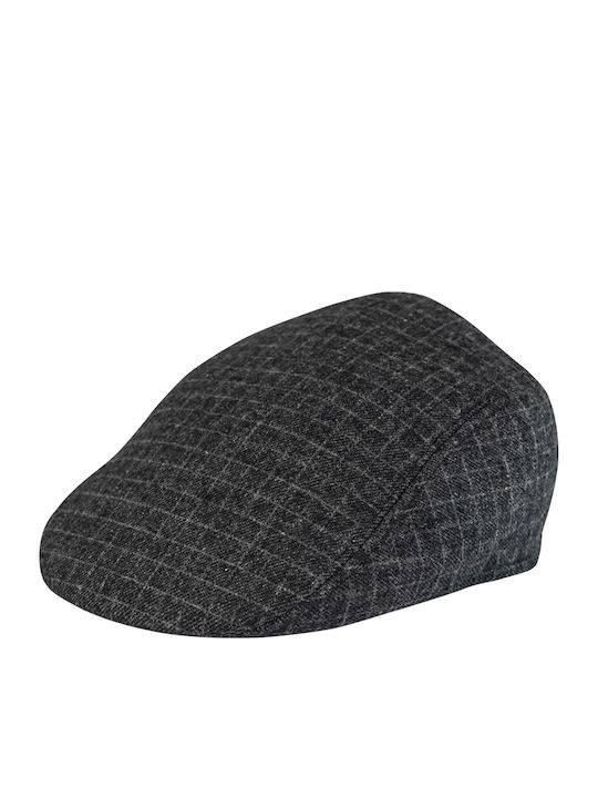 Brims and Trims Men's Flat Cap Black