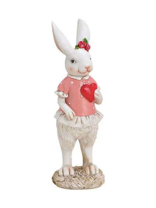 Decorative Rabbit Polyresin 7x6x23cm 1pcs