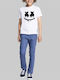 Tricou pentru copii Alb Marshmello Dj Kids