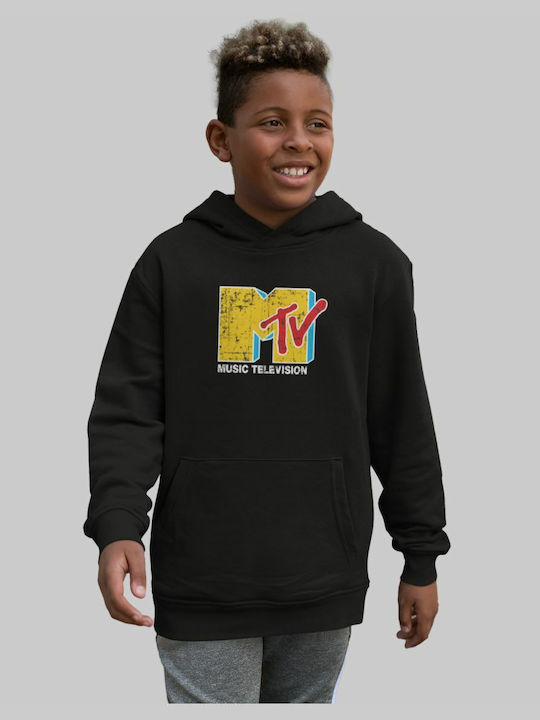 TKT Kinder Sweatshirt mit Kapuze Schwarz Mtv