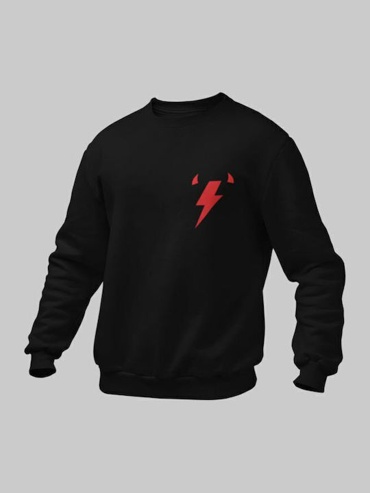 Kinder-Sweatshirt mit Kapuze Schwarz Acdc High Voltage