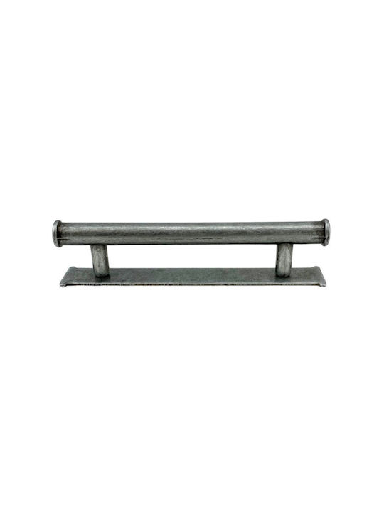 Herrajes Palencia Handgriff Möbelgriff aus Metallisch in Silber Farbe 96mm 4218-96-PEWTER 1Stück