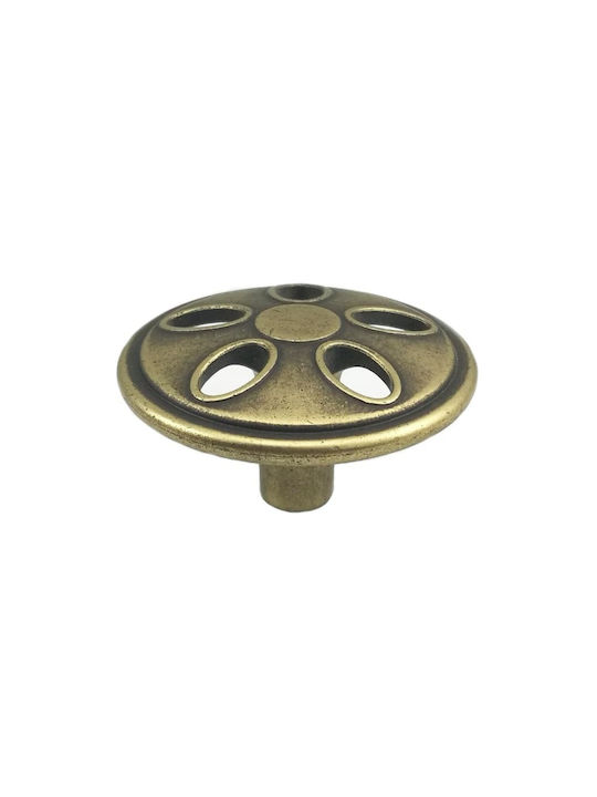 Citterio Line Knopf Möbelgriff aus Metallisch in Bronze Farbe Ø39mm 2050-BRONZE 1Stück