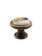 TMC Antique Knob Furniture made of Porcelain in Copper Color EM-3008-20-320 1pcs