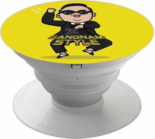 Koupakoupa Pop Socket for Mobile Phone Psy Gangnam Style Phone Holders Stand Yellow