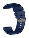 Strap Silicone Blue (Galaxy Watch 3 45mmHuawei Watch 3 / Huawei Watch GT 2 ProHonor GS ProAmazfit GTR 47mm)