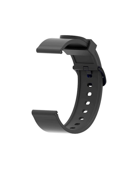 Buckle Λουράκι Σιλικόνης Μαύρο (Amazfit GTR 42mm)