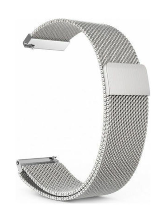 Gt3 42mm Armband Rostfreier Stahl Silber (Huawei Watch GT2 / GT3 (42mm) / GT3 Pro (43mm))