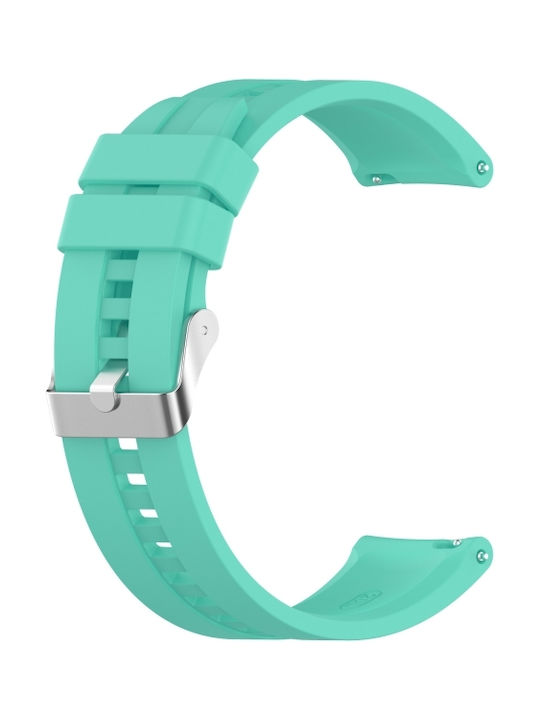 With Silver Clasp Strap Silicone Blue (Amazfit GTS 2 / GTS 2 Mini / GTS 2e)