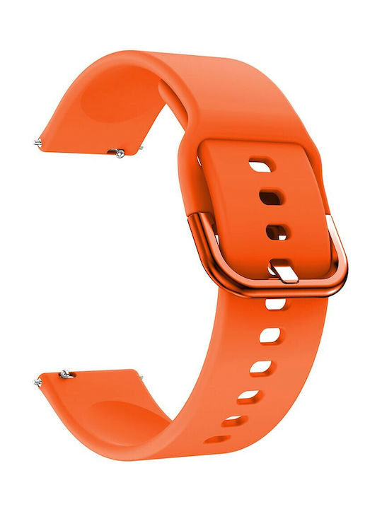 Каишка Силикон Оранжев (Amazfit GTS 2 / GTS 2 Mini / GTS 2e - Амазфит GTS 2 / GTS 2 Mini / GTS 2e)
