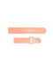 Peach Ribbed Armband Silikon mit Pin Orange (Amazfit GTR 42mm)