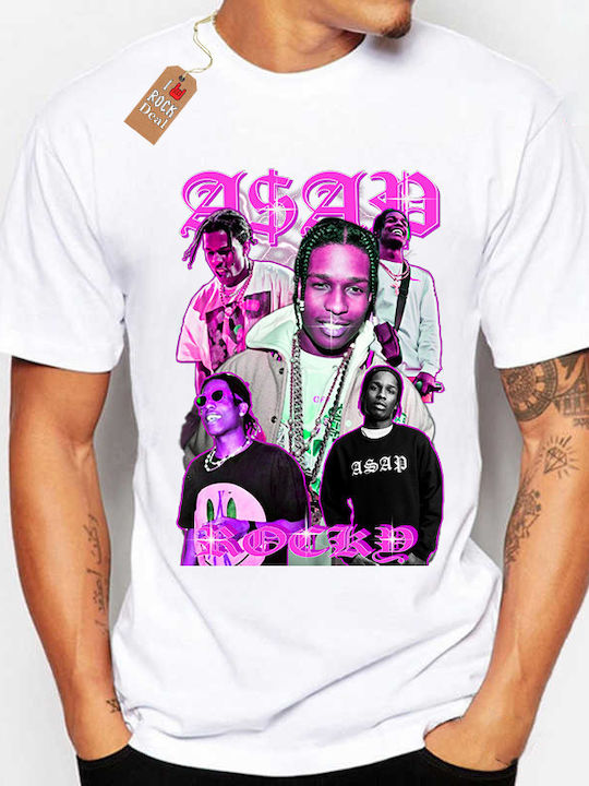 Asap T-shirt Λευκό