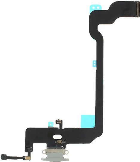 Dock Flex Cable with Charging port in Gray colour for iPhone XS