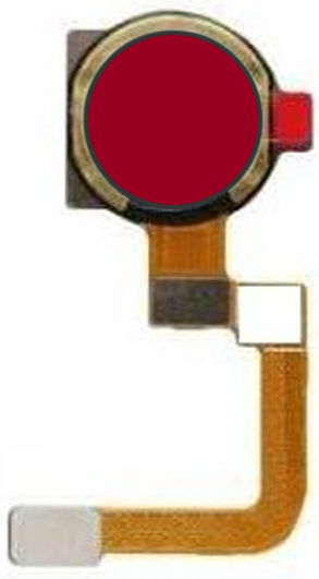 Kabel mit Fingerabdruck in Rot Farbe für Realme 6i