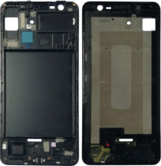 Μεσαίο Πλαίσιο Μαύρο για Galaxy A7 2018