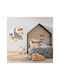 Caravelshop Autocolant Decorativ pentru Copii Perete 90x90buc