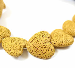 Craft Bead Yellow 28mm