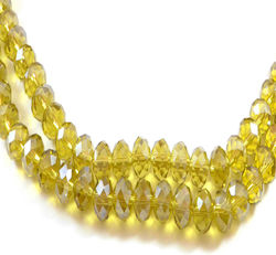 Glass Craft Bead Yellow