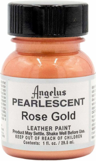 Angelus Pearlescent Rose Υγρό Χρώμα Χειροτεχνίας Χρυσό για Δέρμα 29.5ml