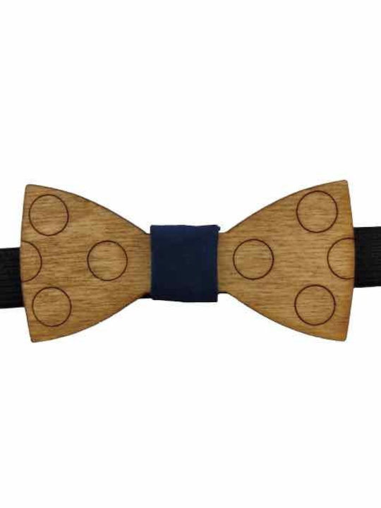 Bonjour Bebe Kids Wooden Bow Tie "0005" Brown