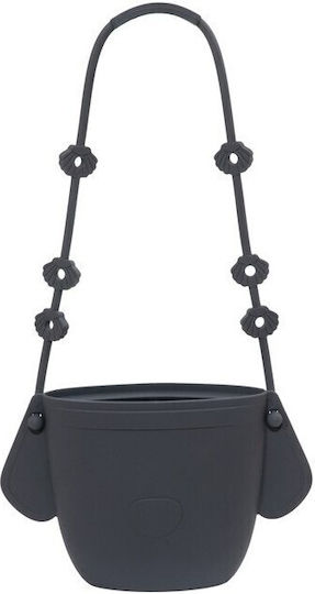 Kinder Lunchtasche Handtasche Grau 18x11x20cm