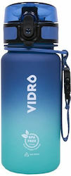 Vidro Vidro Bpa Free Παγούρι Πλαστικό 350ml Μπλε Vidro Vidro Bpa Free Παγούρι Πλαστικό 350ml Μπλε