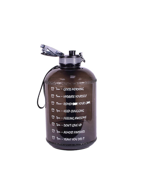 Plastic Water Bottle 3800ml Black