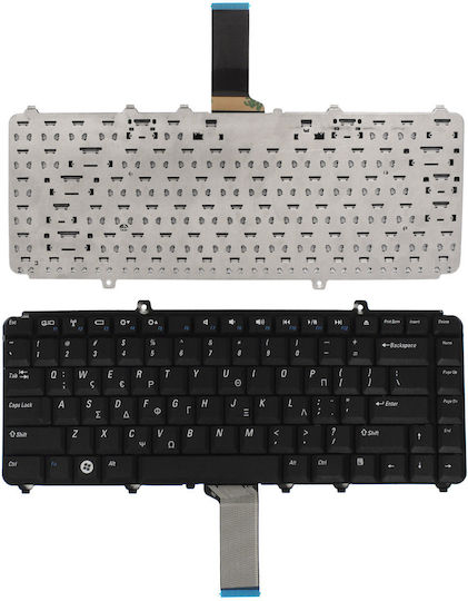 Laptop Keyboard for Dell with Frame and Greek (GR) Layout in Black Colour EE3402