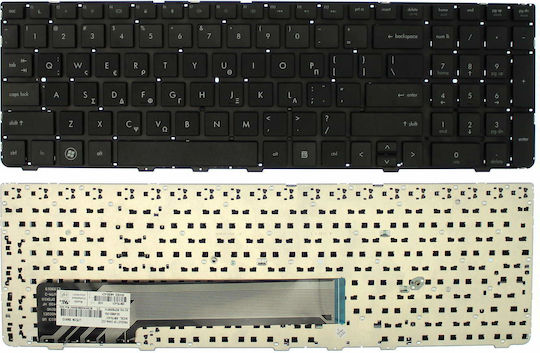 Πληκτρολόγιο Laptop για HP χωρίς Πλαίσιο και Διάταξη Ελληνικά (GR) σε Μαύρο χρώμα EE172